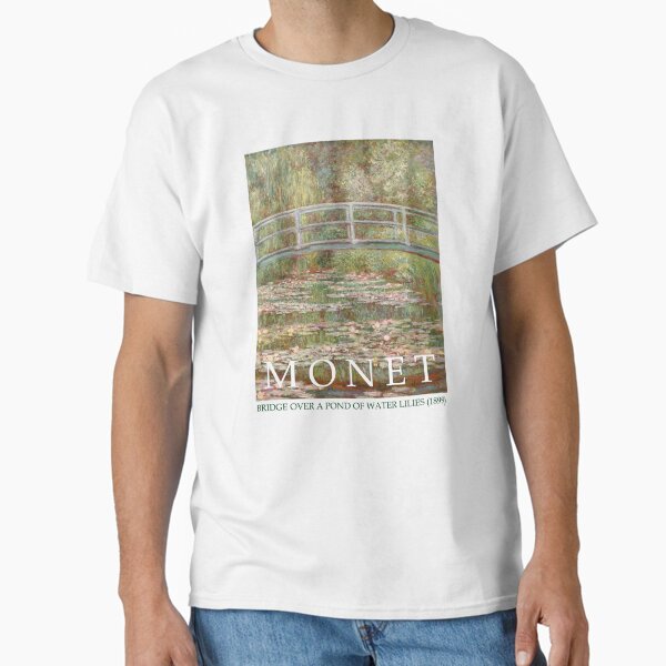 Item preview, Monet Impressionist Painting Bridge Over Pond of Water Lillies | Floral Relaxing Exhibition Art designed and sold by anthologies.