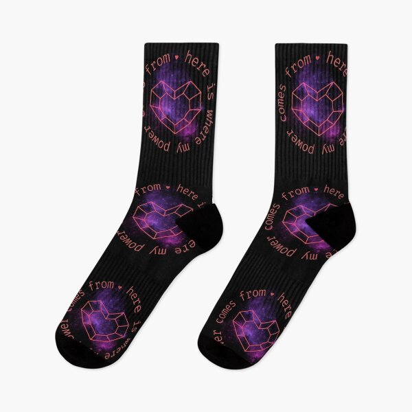 Item preview, Geometric Galaxy Heart Power T-shirt designed and sold by MagicWolfStar.