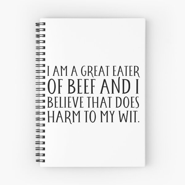 Item preview, Shakespeare twelfth night great eater of beef quote  designed and sold by taylor-lang.