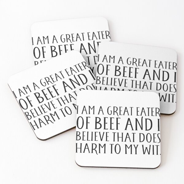 Item preview, Shakespeare twelfth night great eater of beef quote  designed and sold by taylor-lang.