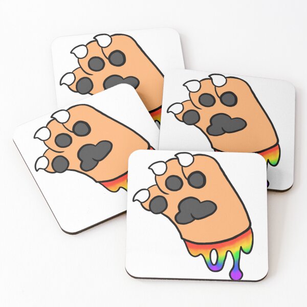 Item preview, Orange Paw With Rainbow Goo designed and sold by DolmanceWorks.