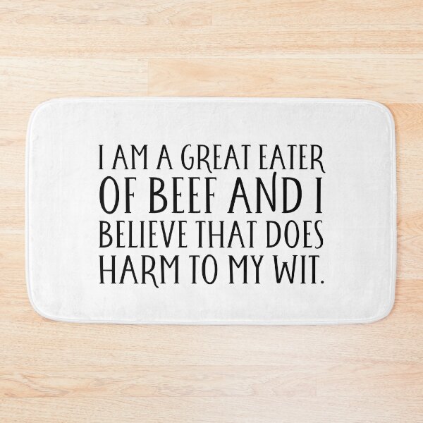 Item preview, Shakespeare twelfth night great eater of beef quote  designed and sold by taylor-lang.