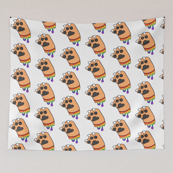 Item preview, Orange Paw With Rainbow Goo designed and sold by DolmanceWorks.