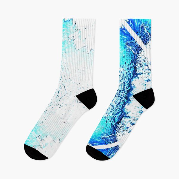 Item preview, STYLISH PAINT BLUE CYAN WHITE MARINE AQUA. designed and sold by Ralek.