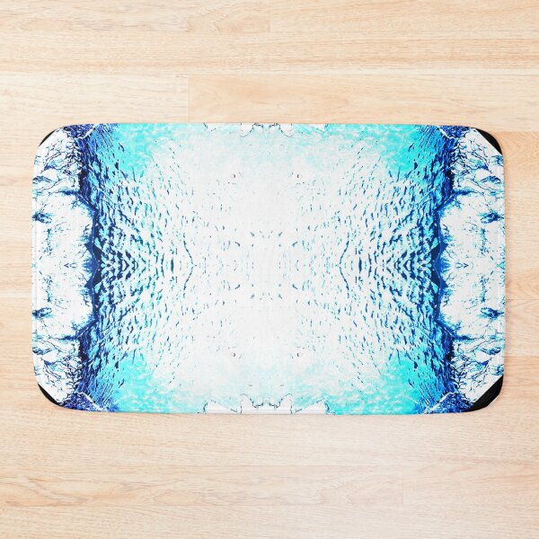 Item preview, STYLISH PAINT BLUE CYAN WHITE MARINE AQUA. designed and sold by Ralek.