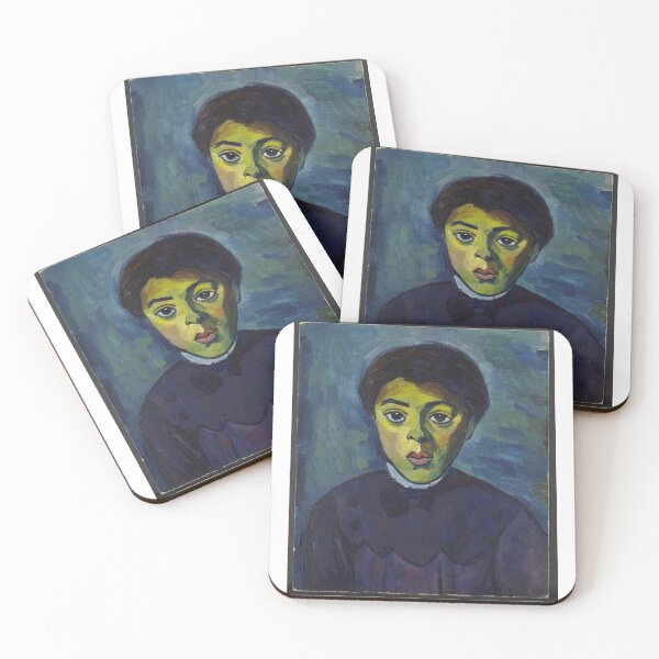 Item preview, Alexander Kanoldt Portrait of a girl 1911 designed and sold by Sky-Art-80s.