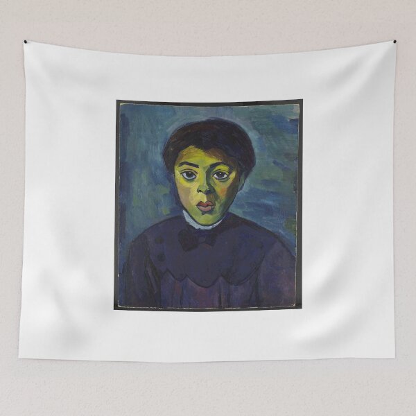 Item preview, Alexander Kanoldt Portrait of a girl 1911 designed and sold by Sky-Art-80s.