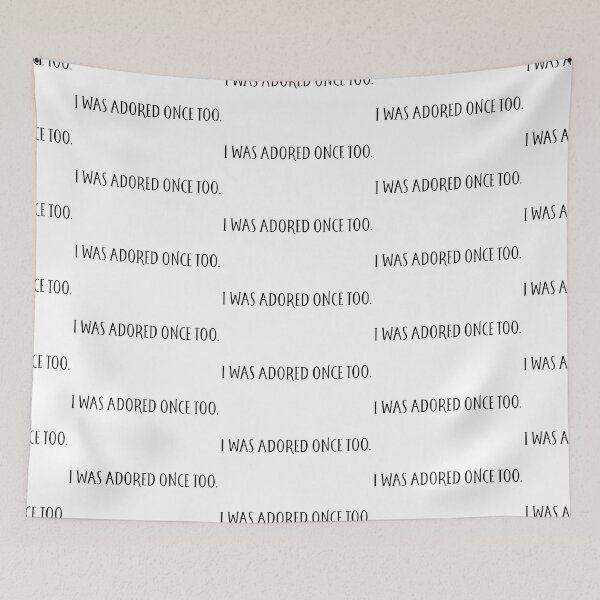 Item preview, Shakespeare twelfth night I was adored once too quote designed and sold by taylor-lang.