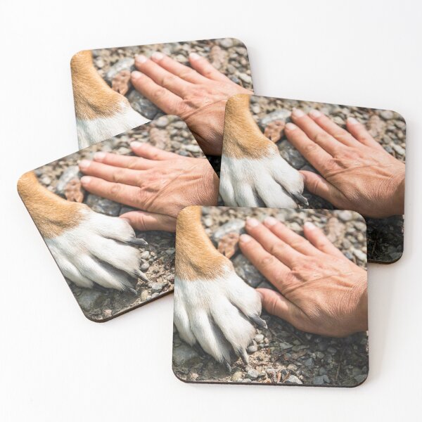 Item preview, Friends Forever, Dog & Hand, Photography designed and sold by DegoPine  Art Studio.