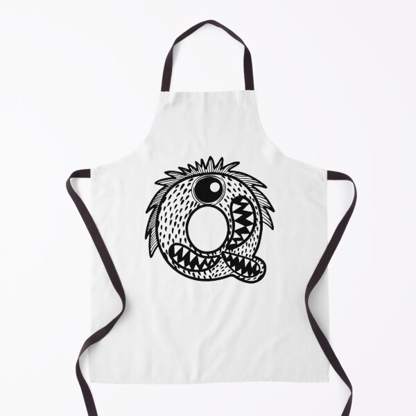 Item preview, Alfabeto de monstruos Q designed and sold by MINTWOW.