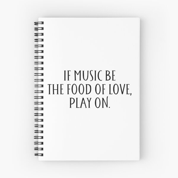 Item preview, Shakespeare twelfth night music be the food of love quote designed and sold by taylor-lang.