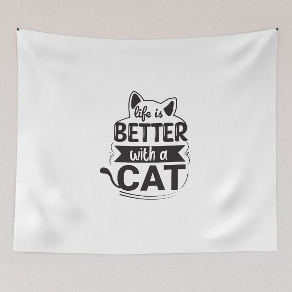 Item preview, CAT LOVERS - LIFE IS BETTER WITH A CAT designed and sold by AGORAONE.