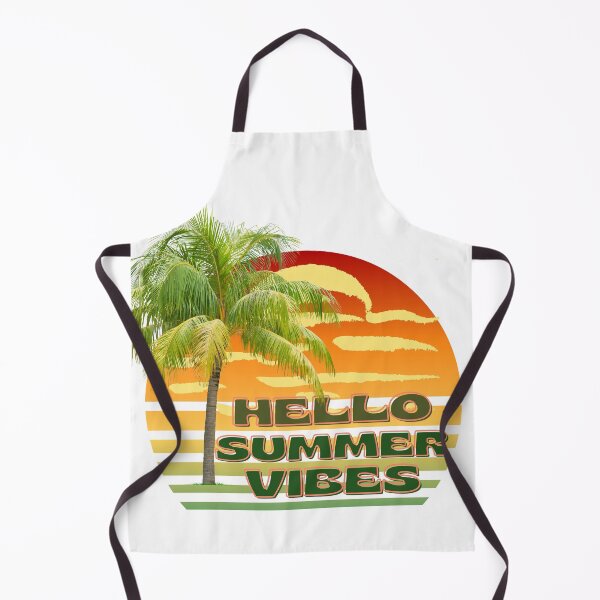 Item preview, Hello Summer Vibes, Sunset under Palm Trees designed and sold by AlfabetDesign.