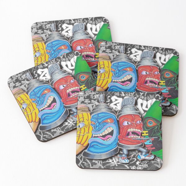 Item preview, Graffiti Style Spraycans Characters designed and sold by Mash75art.