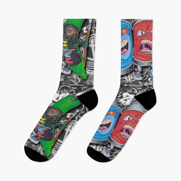 Item preview, Graffiti Style Spraycans Characters designed and sold by Mash75art.