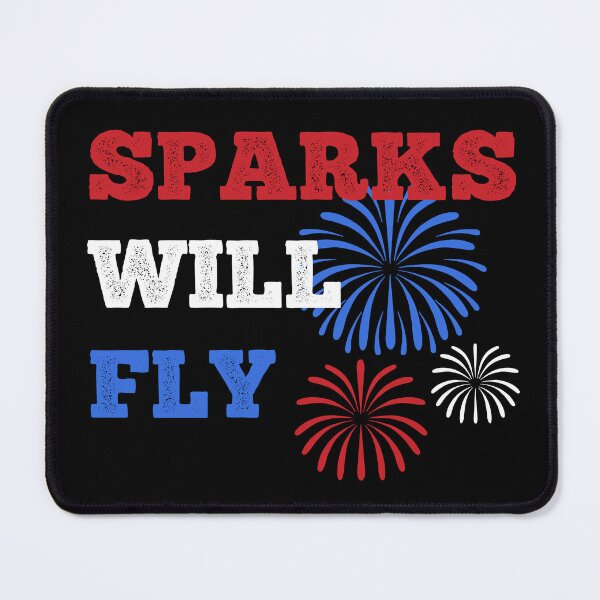 Item preview, Sparks Will Fly Funny July 4th Fireworks USA designed and sold by StudioTina.