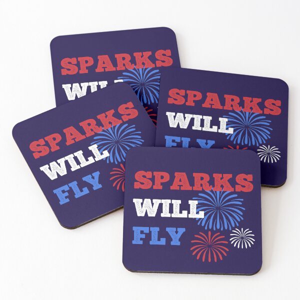 Item preview, Sparks Will Fly Funny July 4th Fireworks USA designed and sold by StudioTina.