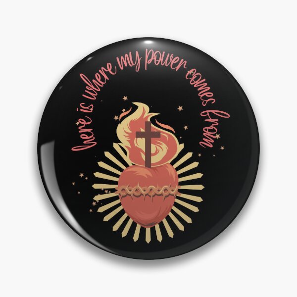Item preview, My Sacred Heart Power Cushion designed and sold by MagicWolfStar.