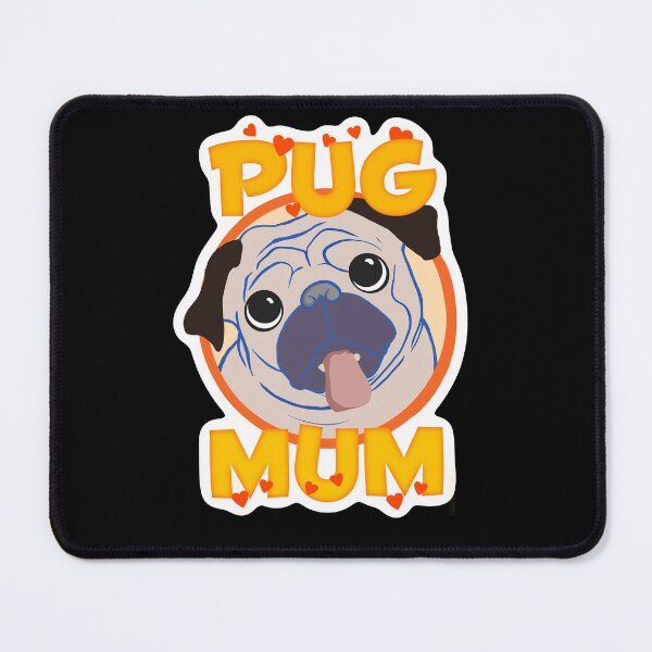 Item preview, Pug mum black designed and sold by BumbleBearArtUK.
