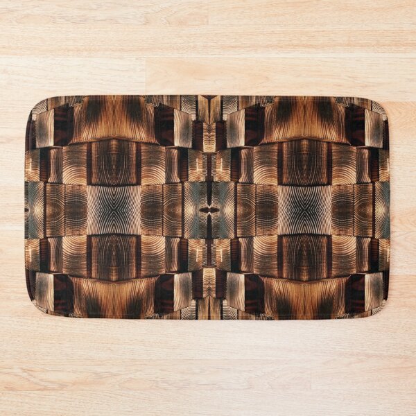 Item preview, decorative vintage geometric wood pattern 2 designed and sold by ErhanArt.