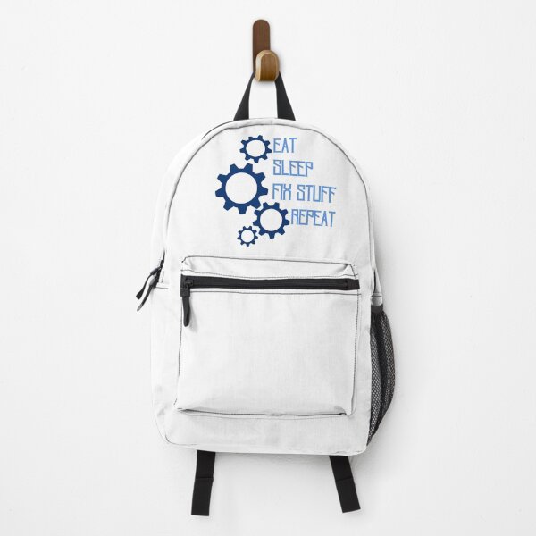 Item preview, Eat sleep fix stuff repeat funny mechanical gear designed and sold by Randa Ranmania.