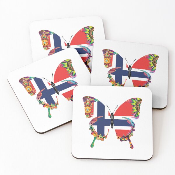 Item preview, Norwegian Flag Butterfly designed and sold by pretty4u.