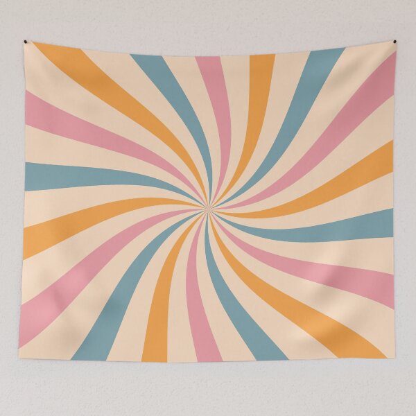 Item preview, groovy swirl pattern designed and sold by stickers-packs.