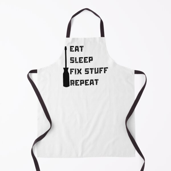 Item preview, Eat sleep fix stuff repeat screwdriver designed and sold by Randa Ranmania.