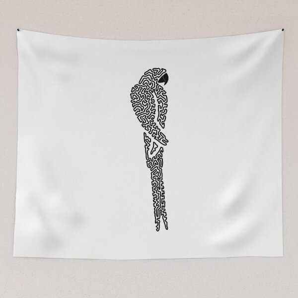 Item preview, Squiggle Macaw designed and sold by Xernition.