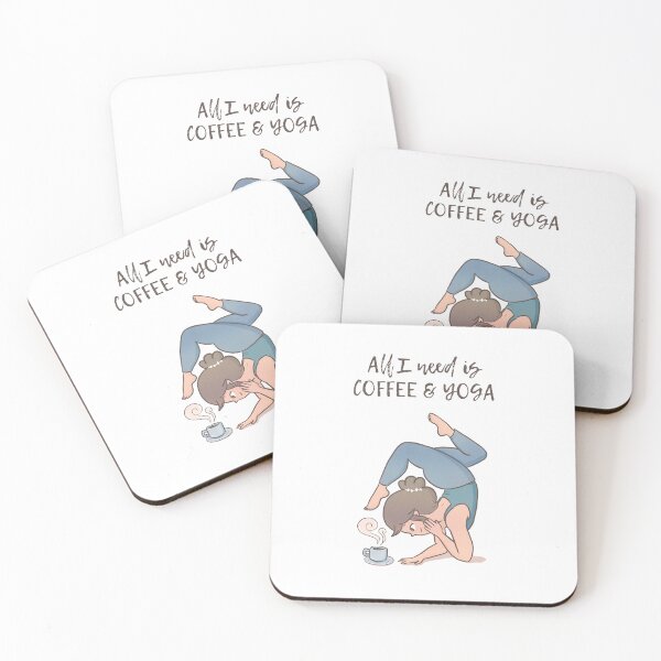 Item preview, Yoga Girl - All I need is Coffee & Yoga designed and sold by Rita Cuppari.