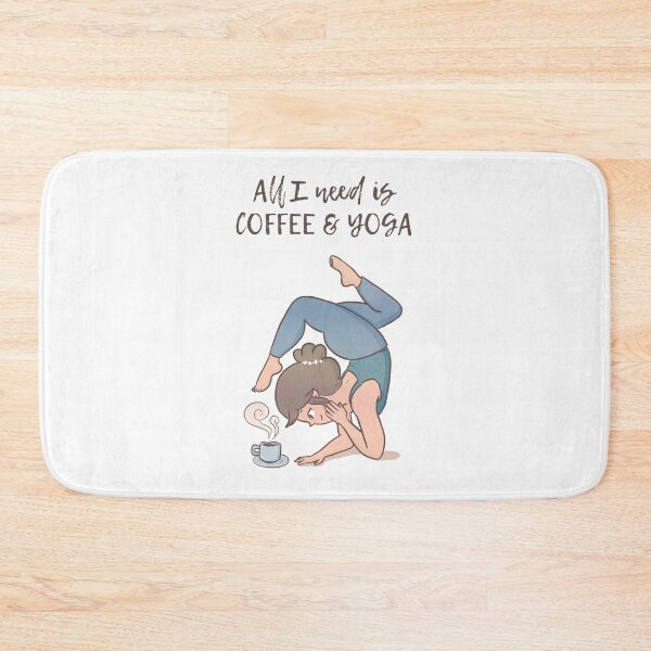 Item preview, Yoga Girl - All I need is Coffee & Yoga designed and sold by Rita Cuppari.