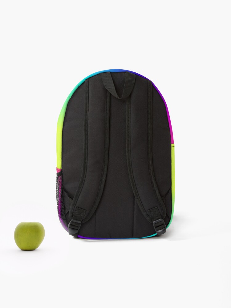 Thumbnail 2 of 3, Backpack, Colorful Gradient designed and sold by Amymarado.