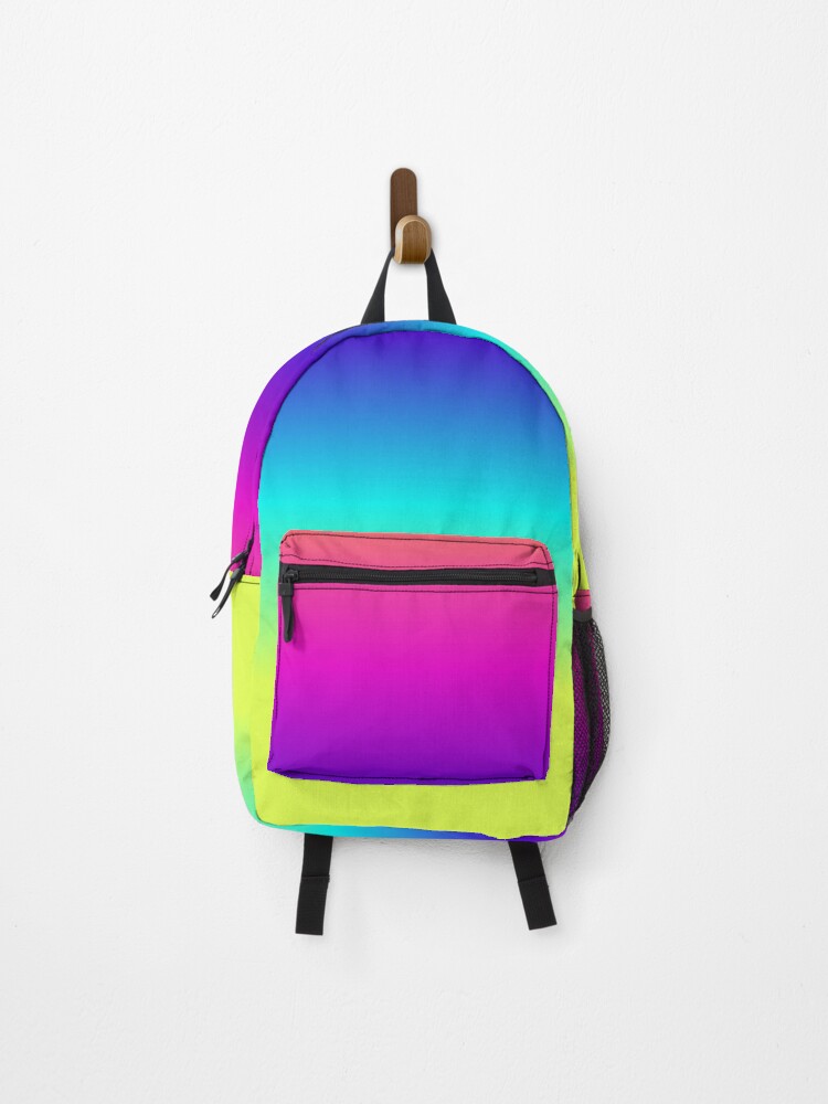 Thumbnail 1 of 3, Backpack, Colorful Gradient designed and sold by Amymarado.