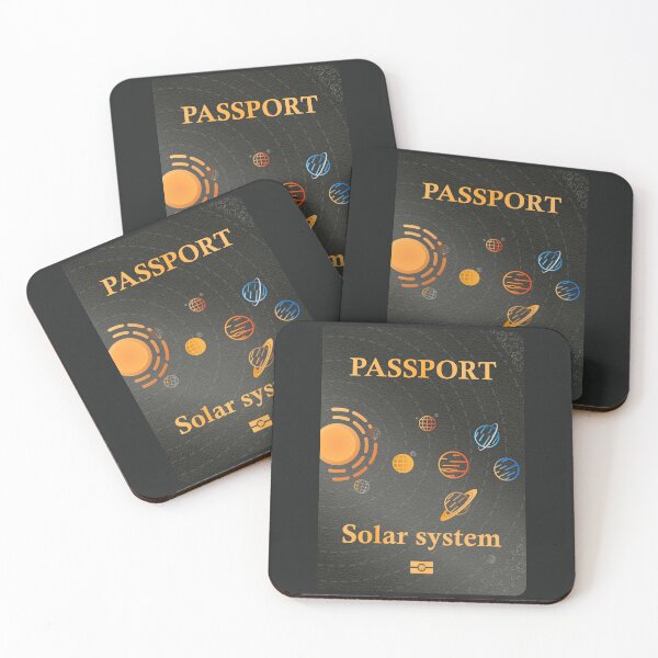 Item preview, Passport - Solar system - Black designed and sold by jc007.