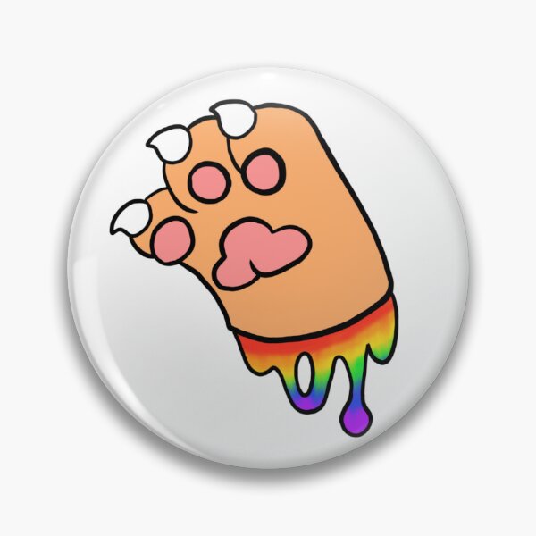 Item preview, White Paw With Rainbow Goo designed and sold by DolmanceWorks.