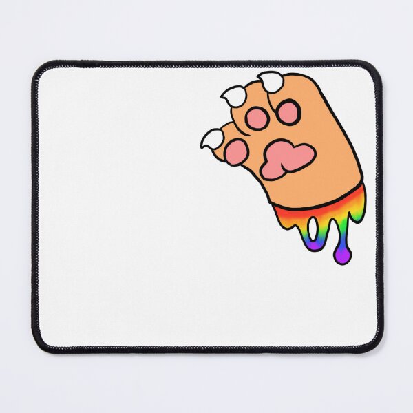 Item preview, White Paw With Rainbow Goo designed and sold by DolmanceWorks.