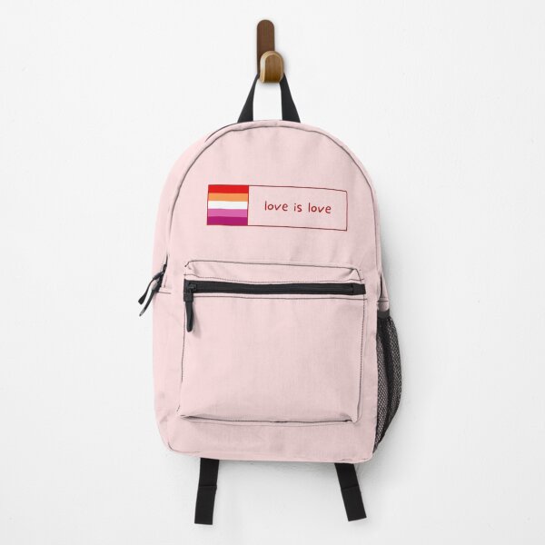 Item preview, love is love Lesbian Pride Flag Positive Quote Banner designed and sold by littlecornershop.