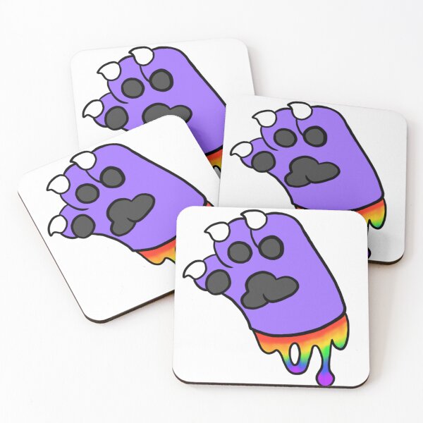 Item preview, Purple Paw With Rainbow Goo designed and sold by DolmanceWorks.