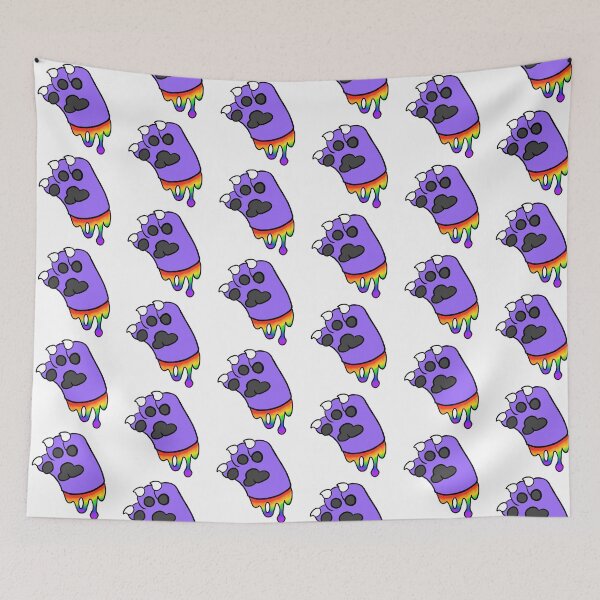 Item preview, Purple Paw With Rainbow Goo designed and sold by DolmanceWorks.