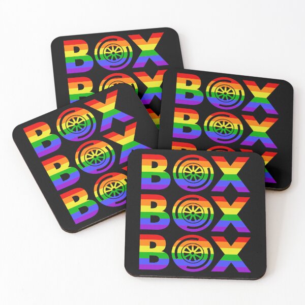 Item preview, "Box Box Box" F1 Tyre Compound Pride Colours Design designed and sold by David Speed Design.