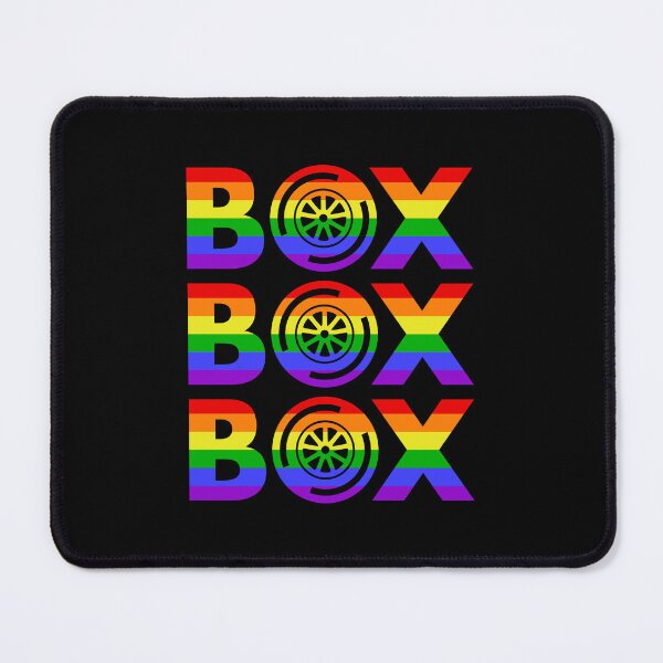 Item preview, "Box Box Box" F1 Tyre Compound Pride Colours Design designed and sold by David Speed Design.