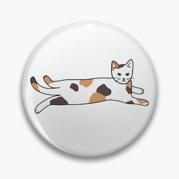 Item preview, Calico Cat Sploot designed and sold by StickerHome.
