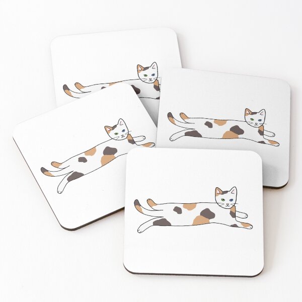 Item preview, Calico Cat Sploot designed and sold by StickerHome.