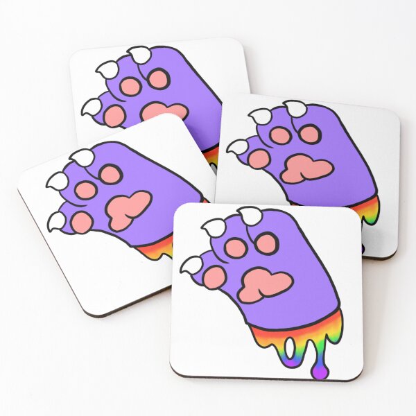 Item preview, Purple Paw With Rainbow Goo designed and sold by DolmanceWorks.