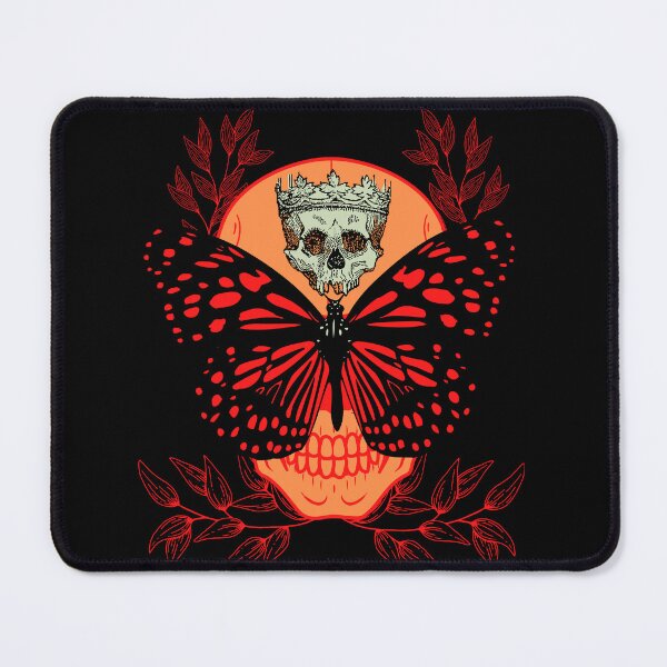 Item preview, Black Orange King skulls-butterfly  designed and sold by KS-Y.