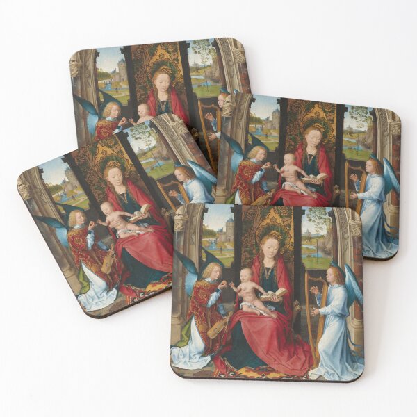 Item preview, Madonna and Child with Angels | Hans Memling | 1480 Renaissance Art designed and sold by CJET.