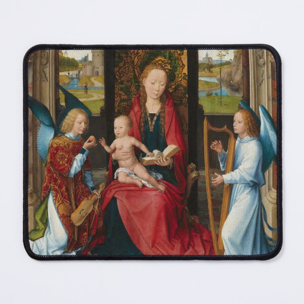 Item preview, Madonna and Child with Angels | Hans Memling | 1480 Renaissance Art designed and sold by CJET.