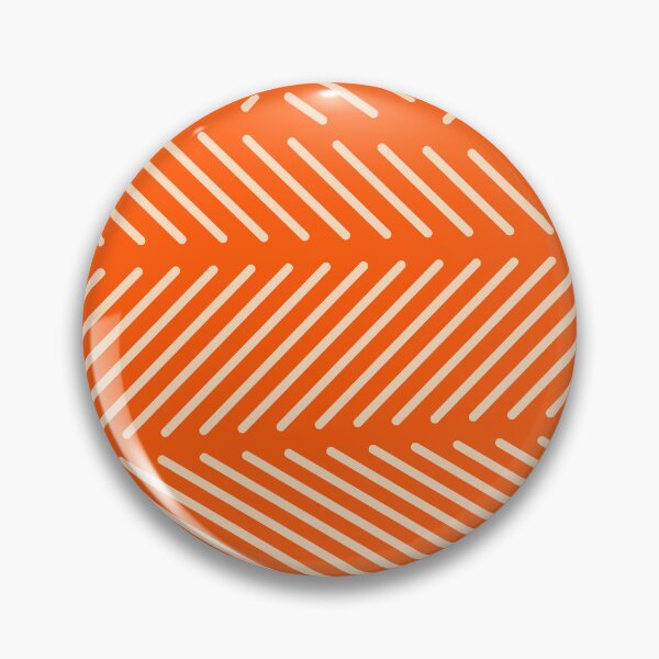 Item preview, Orange Minimal Diagonal Line Patch Pattern  designed and sold by patternsoup.