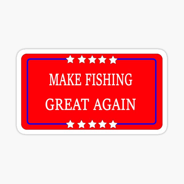 "Fishing stickers" Sticker for Sale by 1Extramile Redbubble