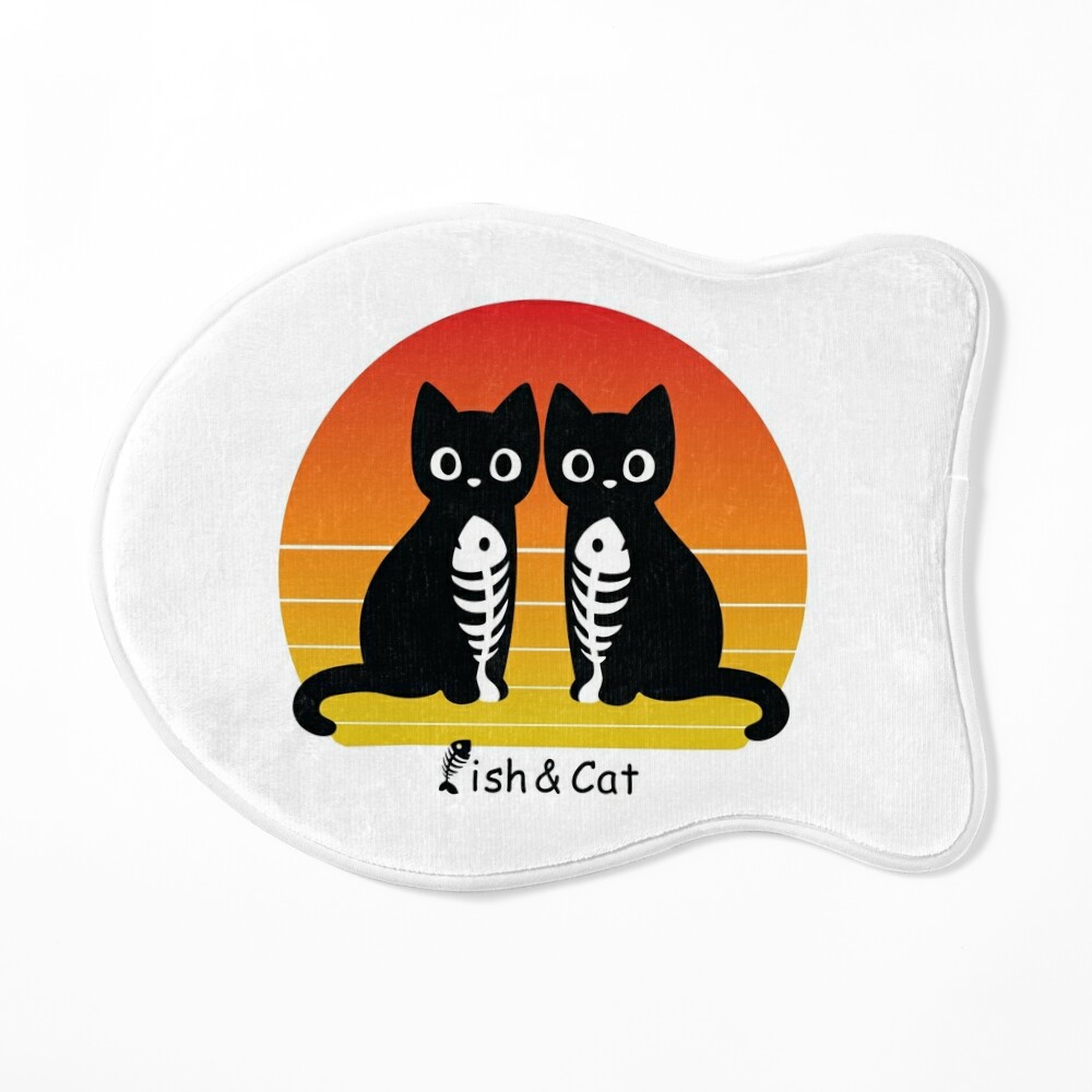 Cat mat for black cat Pet Mat for Sale by cesarhiar